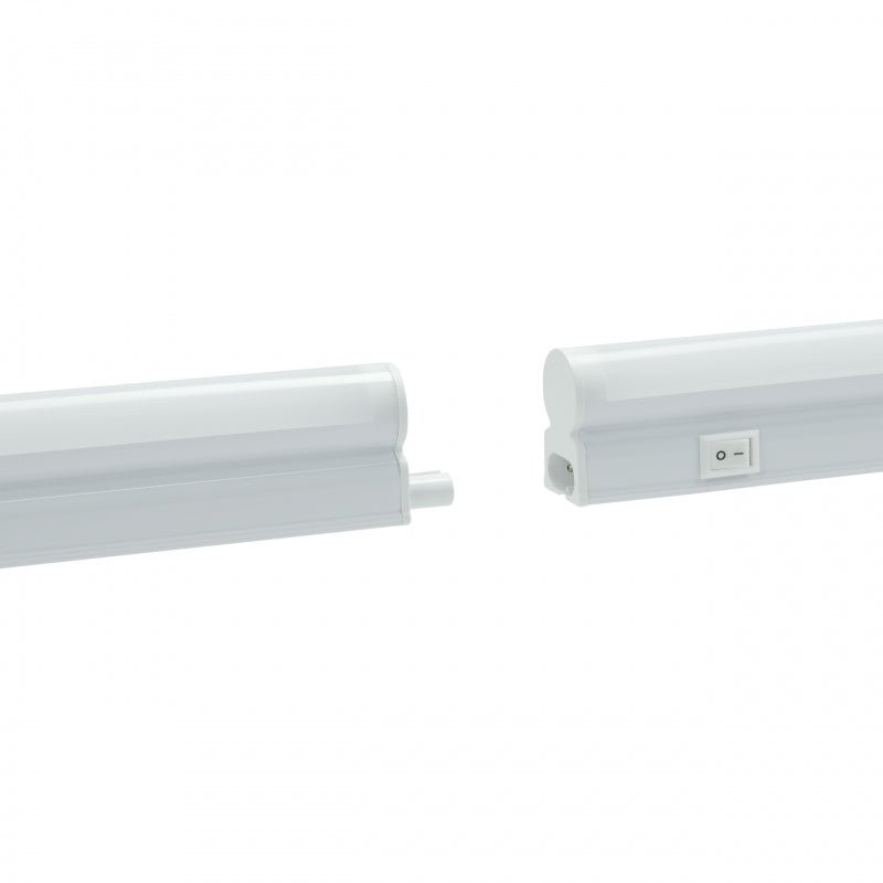 Spectrum Schrankschalter T5 LED 300mm 4W, 4000K NW, 120° Strahl, 480 Lumen, IP20 Weiß, einfache AN/AUS-Funktion