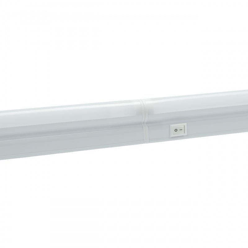 Spectrum Schrankschalter T5 LED 300mm 4W, 4000K NW, 120° Strahl, 480 Lumen, IP20 Weiß, einfache AN/AUS-Funktion
