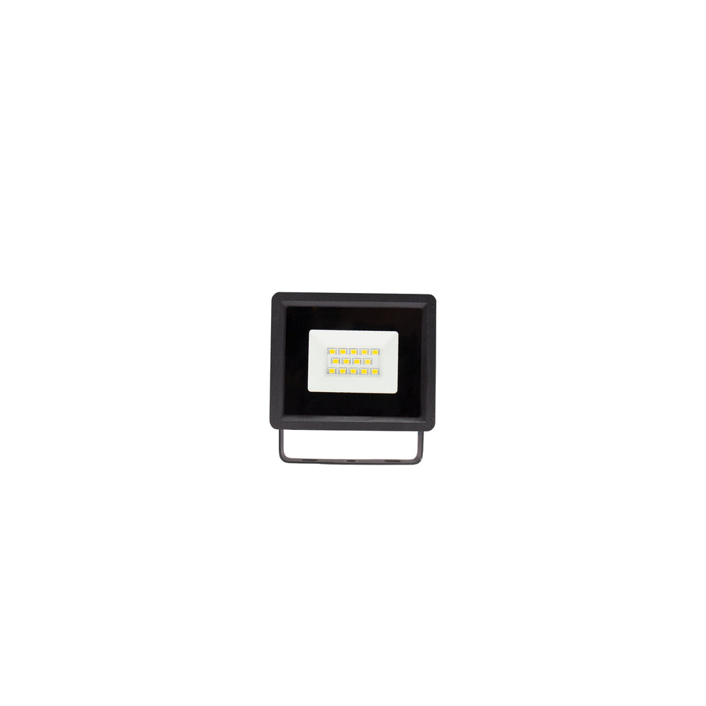 Spectrum NOCTIS LUX 3 LED Floodlight 10W 6000K 230V IP65 IK07 Black Outdoor Surface Mount