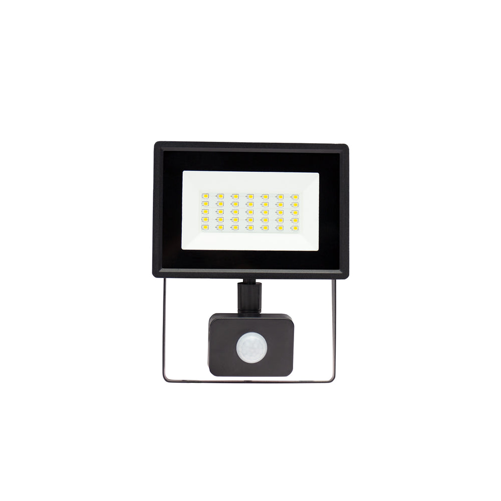 Spectrum NOCTIS LUX 3 LED Floodlight 20W 6000K 2050 lumens 230V IP44 IK07 Black with PIR sensor