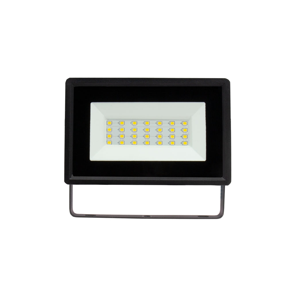 Spectrum NOCTIS LUX 3 LED-Strahler 20W 6000K 230V 2050 Lumen IP65 IK07 Schwarz Außenbeleuchtung