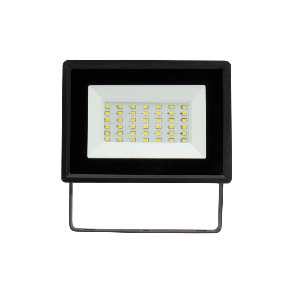 Spectrum NOCTIS LUX 3 LED-Strahler, 30W 3000K Warmweiß, 2700 Lumen, 230V, IP65, IK07, Schwarzes Gehäuse