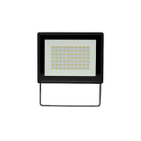 Spectrum LED-Strahler 50W 4000K 4500 Lumen 230V IP65 IK07 Schwarz Außenbeleuchtung