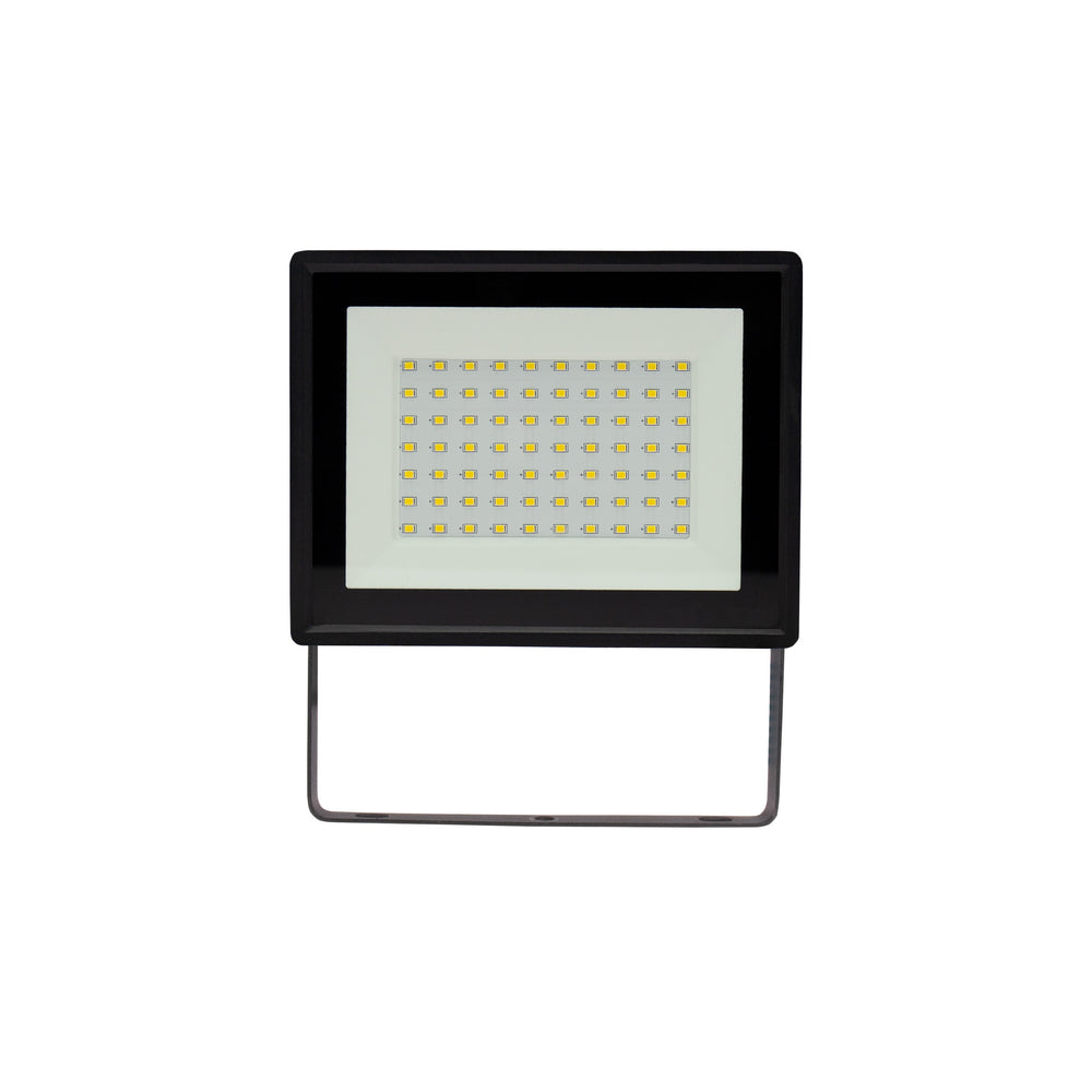 Spectrum LED-Strahler 50W 4000K 4500 Lumen 230V IP65 IK07 Schwarz Außenbeleuchtung