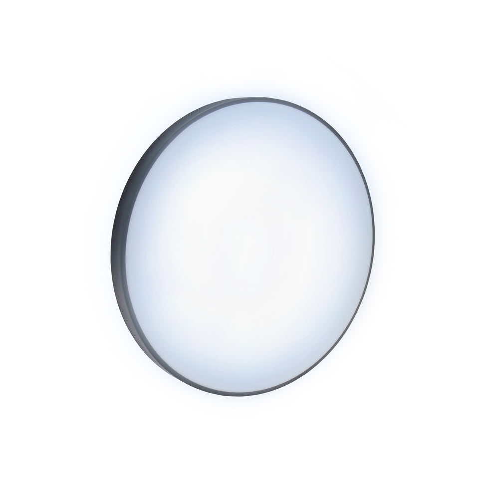 Spectrum LED ceiling light 18W 4000K 2050 lumens IP54 IK04 White Black round surface mount with sensor