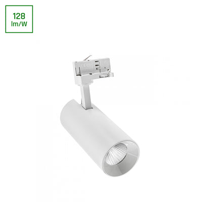 Spectrum Andromeda COB LED 25W 3000K warm white, 3-phase track, adjustable 36-60 degree beam, 320 lumens, IP20