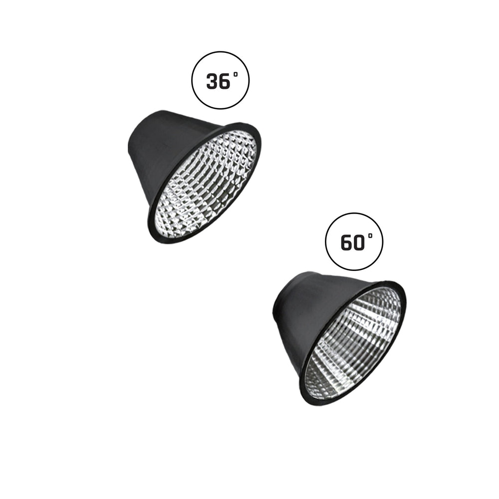Spectrum Andromeda LED Einbaustrahler schwarz, 3000 Lumen, 3000K, IP20, CRI &gt;90, 36°/60° Abstrahlwinkel, 15-27W einstellbar