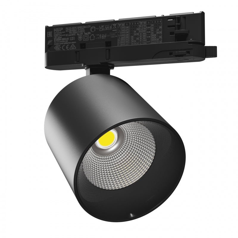 Spectrum Artemida Maxi LED black, 4000K, 4500 lumens, CRI >90, 42W, adjustable power, IP20, 3-phase rail mount