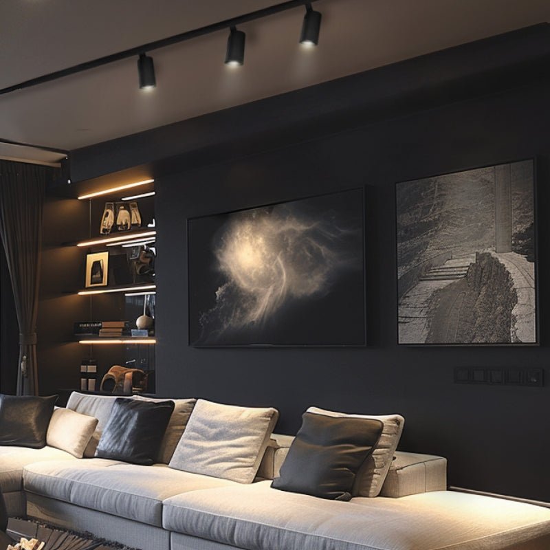 Spectrum Andromeda Prime Schienenstrahler 24W 6000K 1800 Lumen schwarze CCT verstellbare 25° IP20 für Innenbereich