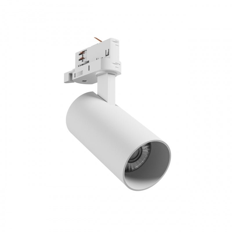 Andromeda Prime 3F Schienenleuchte weiß, 16W, 230V, IP20, 6000K, 25 Grad, 1200 Lumen, 1-Phasen Montageset