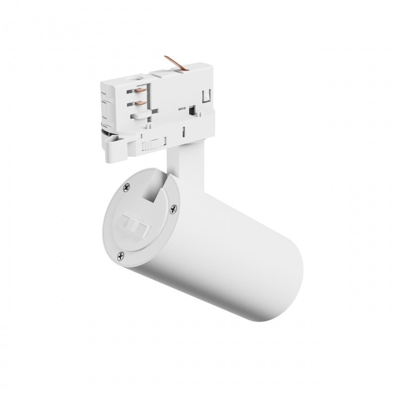 Andromeda Prime 3F Schienenleuchte weiß, 16W, 230V, IP20, 6000K, 25 Grad, 1200 Lumen, 1-Phasen Montageset