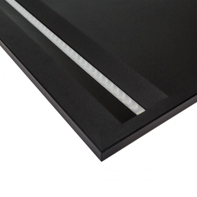 Spectrum Algine Line LED ceiling panel 44W 5700 lumen 4000K IP20 black 600x600mm