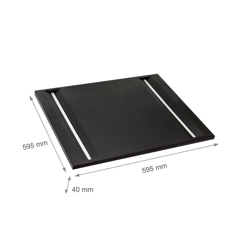 Spectrum Algine Line LED ceiling panel 44W 5700 lumen 4000K IP20 black 600x600mm