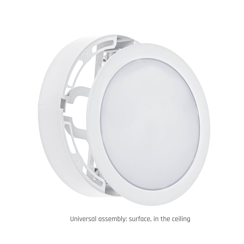 Spectrum Algine 2IN1 Downlight 12W 150 Lumen Warmweiß 3000K IP20 rund für Decken- und Wandmontage