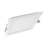 Slim LED Downlight SQ210 18W 1530 Lumen 3000K Warmweiß, 120° quadratisches Design für moderne Decken