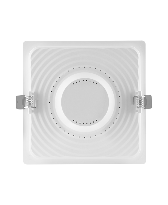 Slim Quadratischer LED Einbaustrahler 18W 1530 Lumen 4000K Kaltweiß 120D für Decken