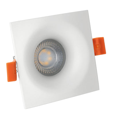 Spectrum LED FIALE V GU10 Einbaustrahler, quadratisch 85mm Weiß, Aluminiumgehäuse, IP20 Innenbereich