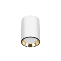 Spectrum CHLOE MINI LED Deckenstrahler, 1x GU10 Fassung, Aufbau, Weiß/Gold, IP20 Aluminium