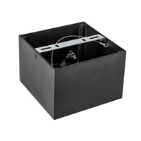Spectrum Chloe AR111 GU10 LED-Spot Schwarz 4000K quadratisch IP20 - Aluminium Deckenmontage
