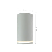 Chloe Ring Deckenmontage GU10 LED-Spot, 230V weiß, IP20, für Innenbereiche, Spectrum, Aluminiumgehäuse, Aufputzmontage