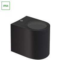 Spectrum LED GU10 Wandleuchte Schwarz IP54 250V Polycarbonat-Gehäuse 95x80x73mm für Innen- und Außenbereich