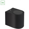 Spectrum LED GU10 Wandleuchte Schwarz IP54 250V Polycarbonat-Gehäuse 95x80x73mm für Innen- und Außenbereich