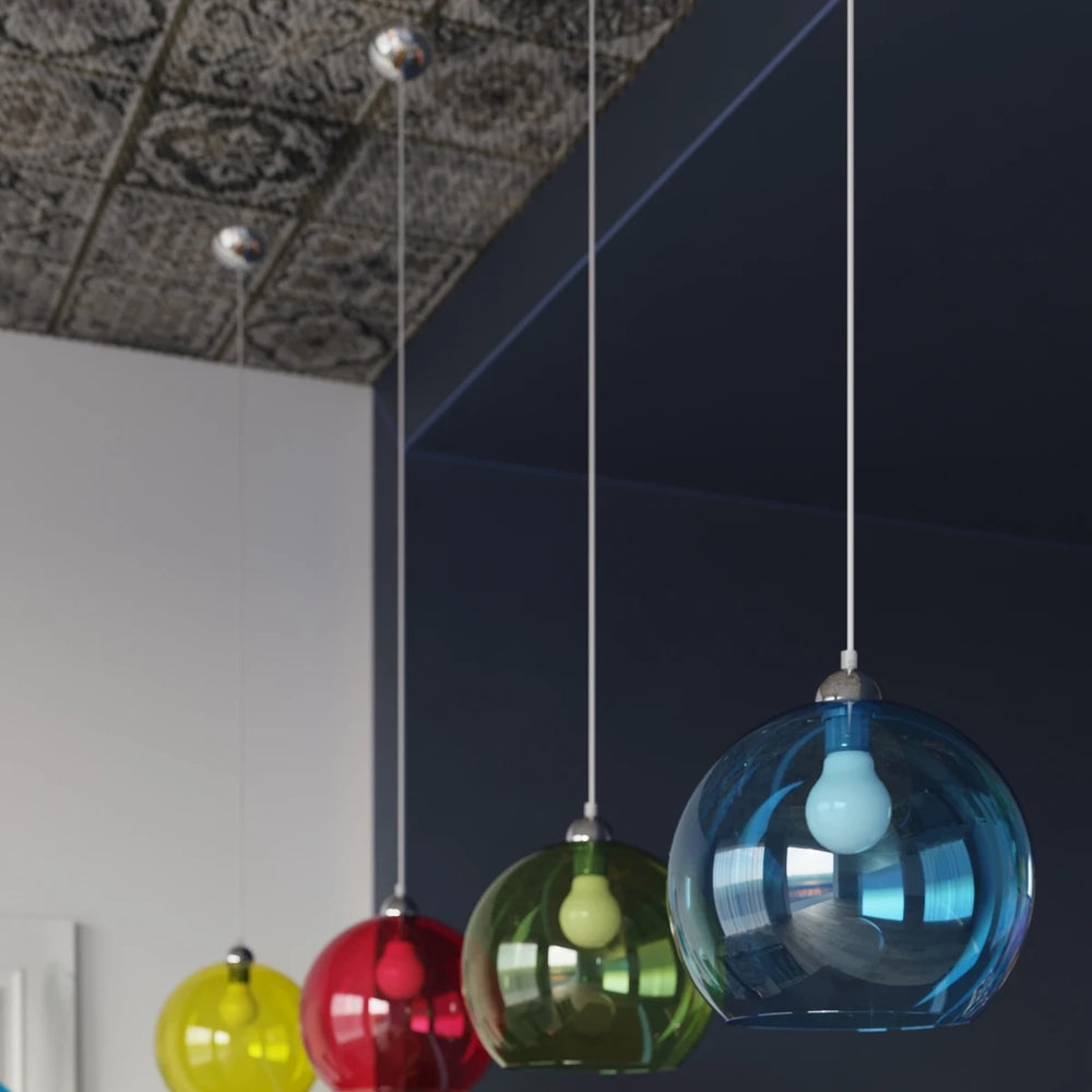 Sollux Lighting BALL hanging lamp, Graphite finish, LED compatible, 220-240V, IP20, Aluminium and Steel