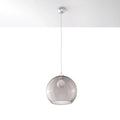 Sollux Lighting BALL Hängeleuchte, Graphitoberfläche, LED kompatibel, 220-240V, IP20, Aluminium und Stahl