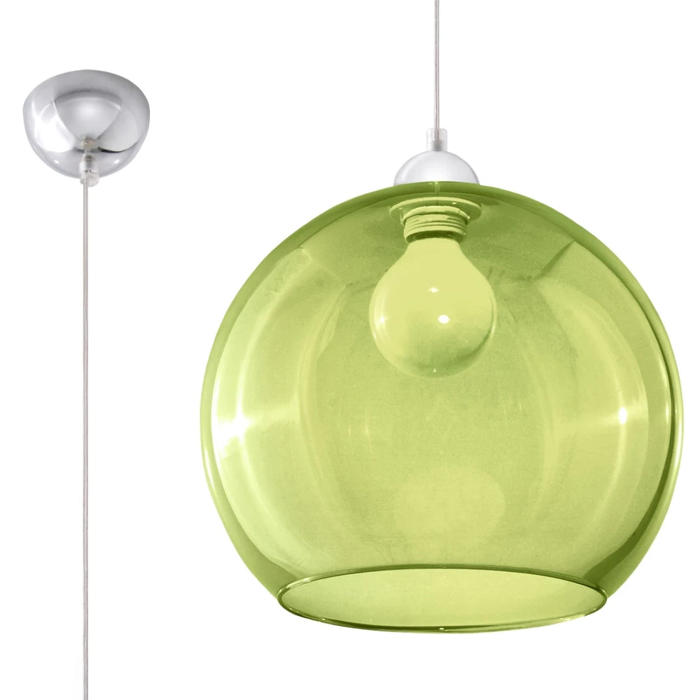 Sollux Lighting BALL hanging lamp LED compatible, 220-240V, IP20, Matte Gold Brass, Aluminium Steel, 50W max