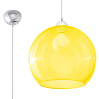 Sollux Lighting BALL hanging lamp, LED compatible, IP20, 220-240V, Matte Gold Brass finish, CE RoHS
