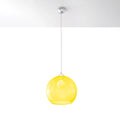 Sollux Lighting BALL hanging lamp, LED compatible, IP20, 220-240V, Matte Gold Brass finish, CE RoHS