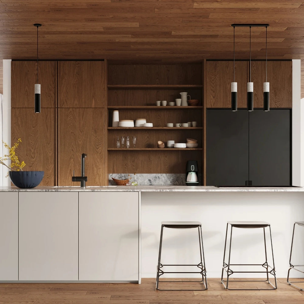 Sollux Lighting BORGIO 3L LED pendant lamp, Black Grey concrete, 3 x GU10, IP20, 230V, CE