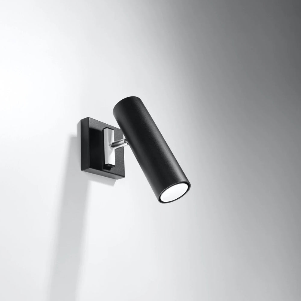 Sollux Lighting DIREZIONE LED wall lamp Black, Aluminium, IP20, 220-240V, 50W max, CRI 80, CE RoHS