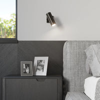 Sollux Lighting DIREZIONE LED Wandleuchte Schwarz, Aluminium, IP20, 220-240V, max. 50W, CRI 80, CE RoHS