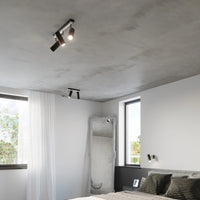 Sollux Lighting DIREZIONE LED Wandleuchte Schwarz, Aluminium, IP20, 220-240V, max. 50W, CRI 80, CE RoHS