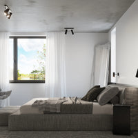 Sollux Lighting DIREZIONE LED Wandleuchte Schwarz, Aluminium, IP20, 220-240V, max. 50W, CRI 80, CE RoHS