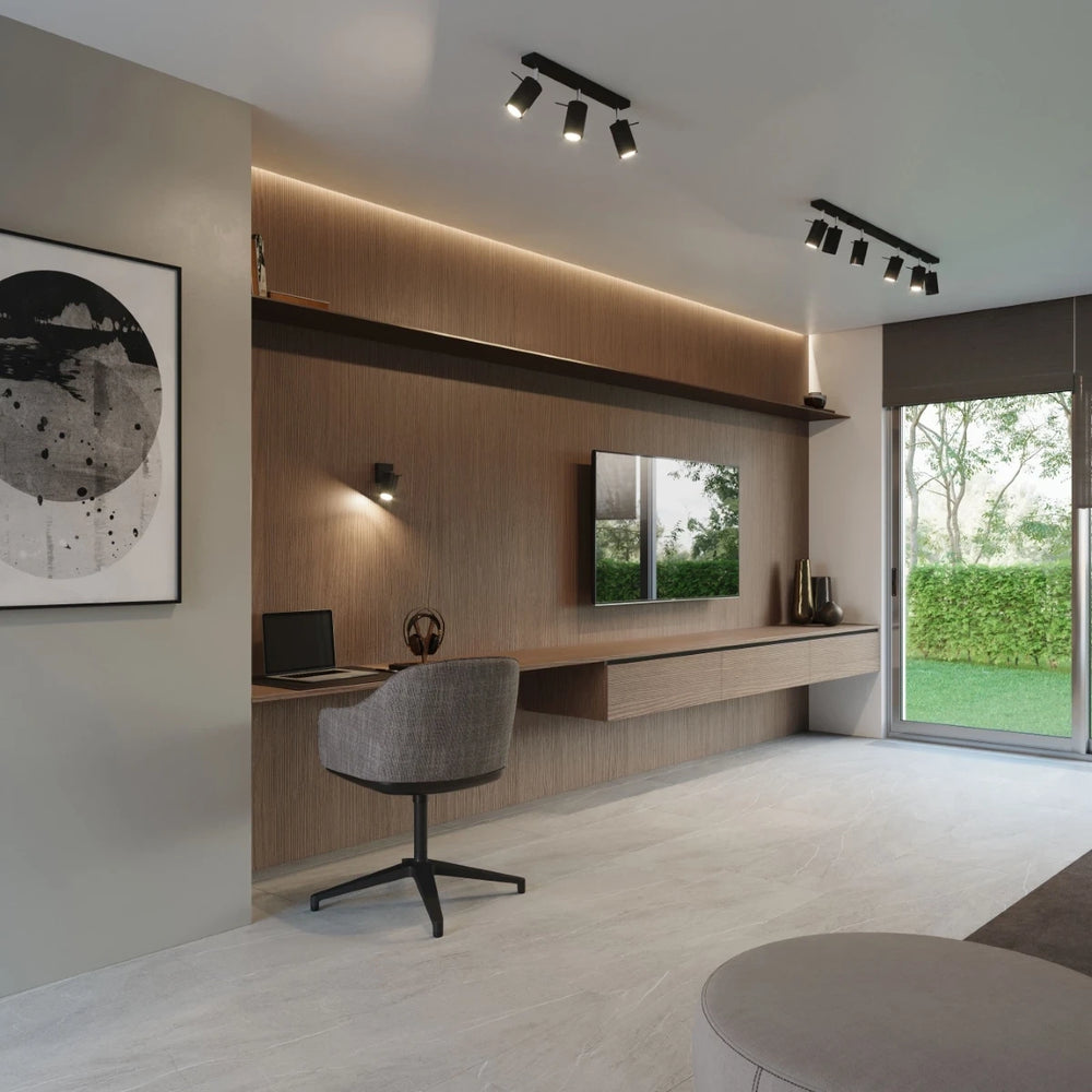 Sollux Lighting LED Deckenstrahler RING 4xGU10, IP20, 220-240V, Aluminium Mattgold, CE RoHS