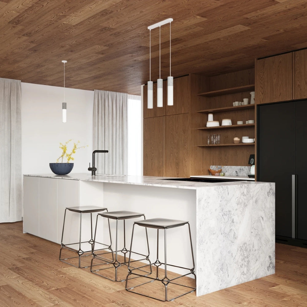 Sollux Lighting LED Pendelleuchte BORGIO, 3xGU10, IP20, 220-240V, Aluminium und Stahl, mattgoldenes Finish