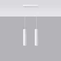 Sollux Lighting LED pendant lamp LAGOS 2xGU10, IP20, Aluminium Matte Gold, 220-240V, CE RoHS