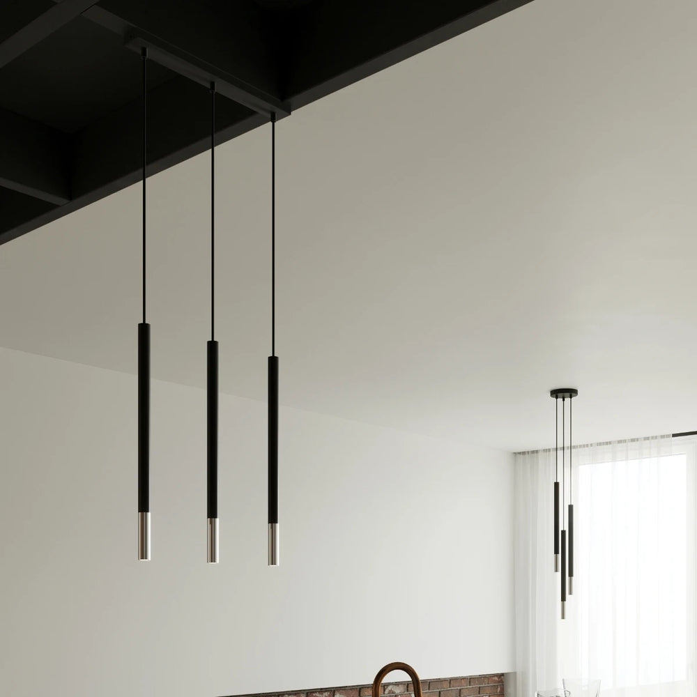 Sollux Lighting LED Pendelleuchte MOZAICA 3xG9 Fassungen, Schwarz Chrom, Aluminium, IP20, CE RoHS