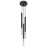 Sollux Lighting LED Pendelleuchte MOZAICA 3xG9 Fassungen, Schwarz Chrom, Aluminium, IP20, CE RoHS