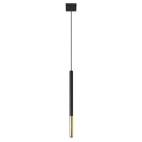 Sollux Lighting LED Pendelleuchte MOZAICA Schwarz Gold, 1xG9 Fassung, Aluminium, IP20, CE RoHS