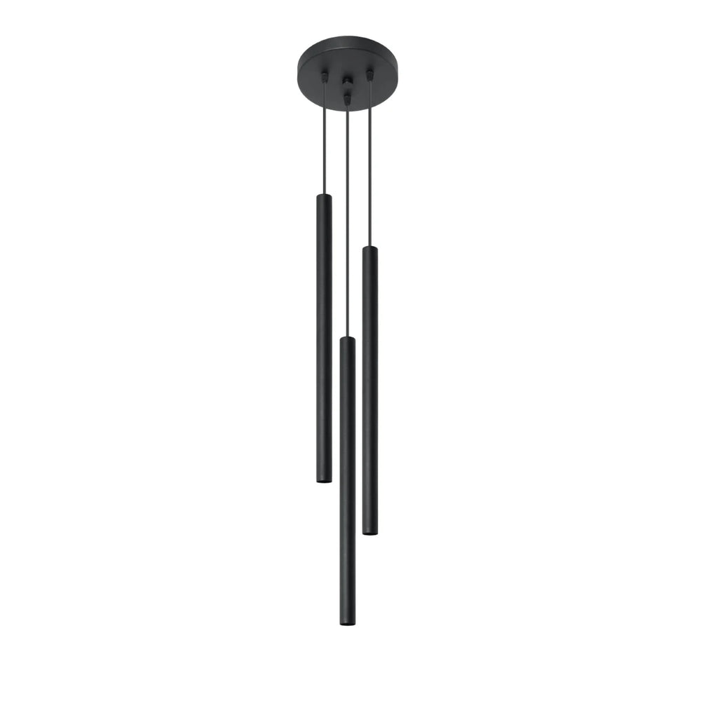 Sollux Lighting LED Hängeleuchte Schwarz PASTELO, 3xG9 Fassungen, Aluminium, IP20, CE RoHS, 220-240V