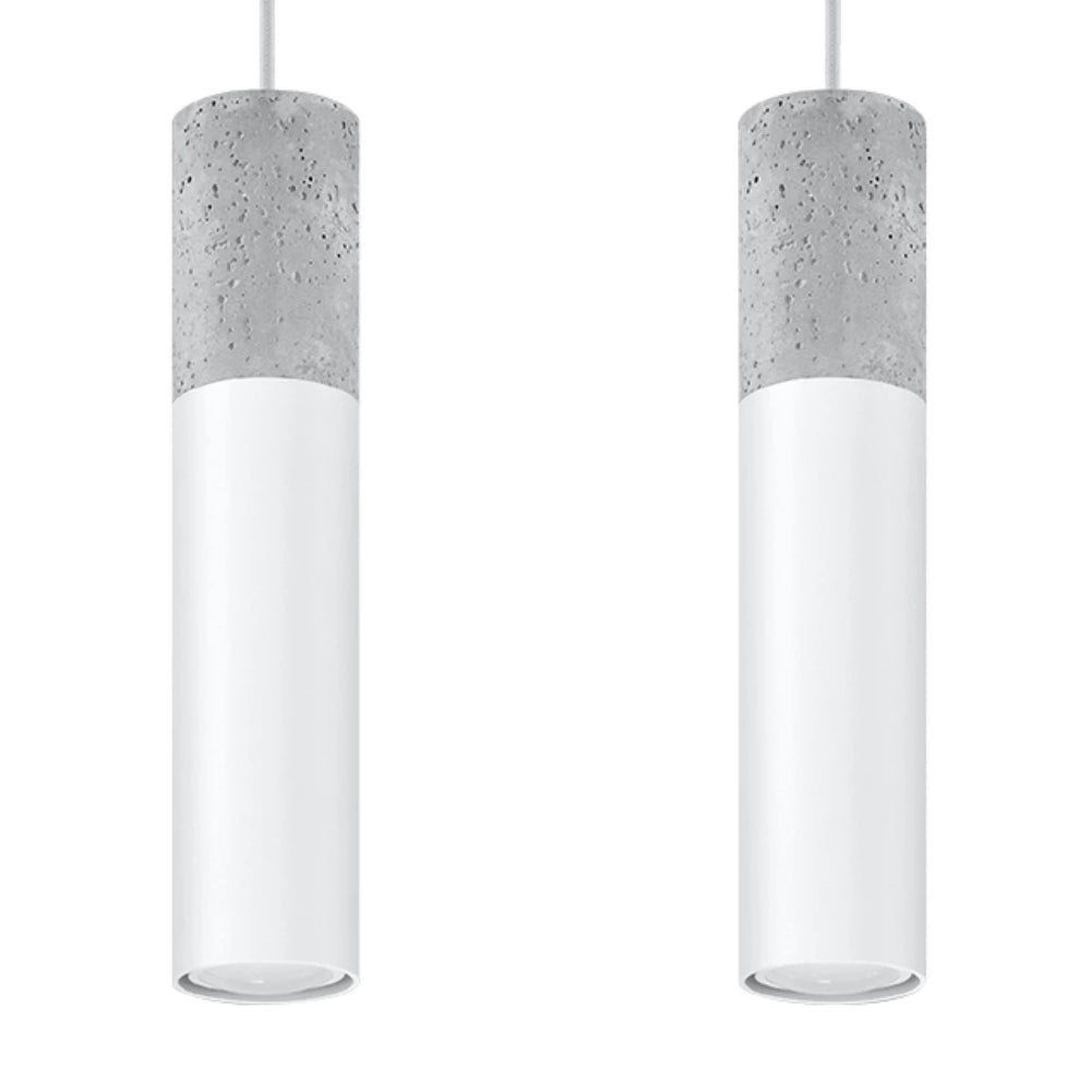 Sollux Lighting LED pendant light Borgio, 2xGU10, IP20, 220-240V, Aluminium and Steel, Matte Gold finish
