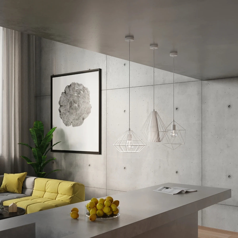 Sollux Lighting LED Pendelleuchte Mandelino mit E27 Fassung, IP20, Matt Gold Messing, 220-240V, CE RoHS