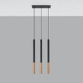 Sollux Lighting LED Pendelleuchte MOZAICA Schwarz Kupfer, 3xG9, 220-240V, IP20, Aluminium, CE RoHS