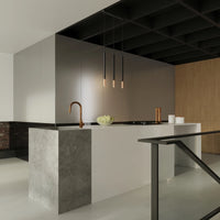 Sollux Lighting LED Pendelleuchte MOZAICA, E27-Fassung, max. 50W, 220-240V, IP20, Aluminium Mattgold