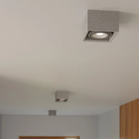 Sollux Lighting LED plafondspot QUATRO GU10 AR111, 220-240V, IP20, aluminium, Grey, excl. LED spot