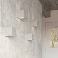 Sollux Lighting LED-Wandleuchte LEO mit G9-Fassung, IP20, 220-240V, Aluminium Messing Finish, CE RoHS