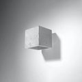 Sollux Lighting LED Wandleuchte QUAD, G9-Fassung, IP20, 220-240V, Aluminium mattgoldene Oberfläche, CE RoHS zertifiziert